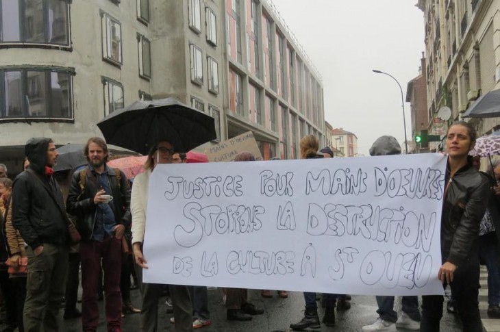 Saint-Ouen : après l’expulsion, le centre culturel Mains d’Œuvres «va se battre»