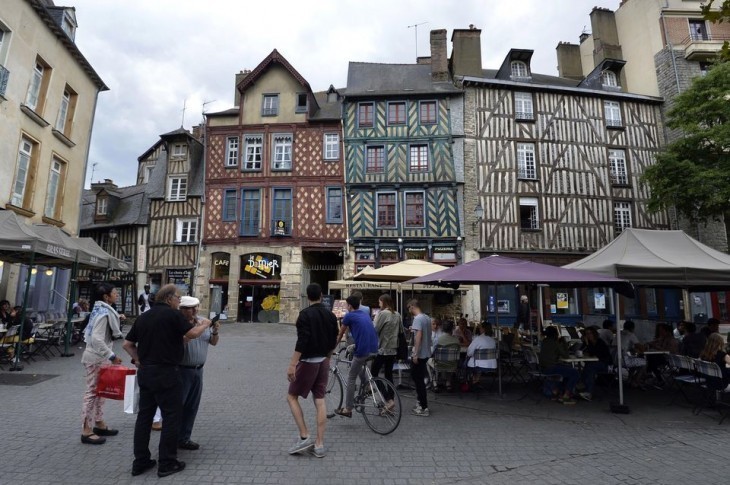 Dans le Vieux-Rennes, en 2014. 