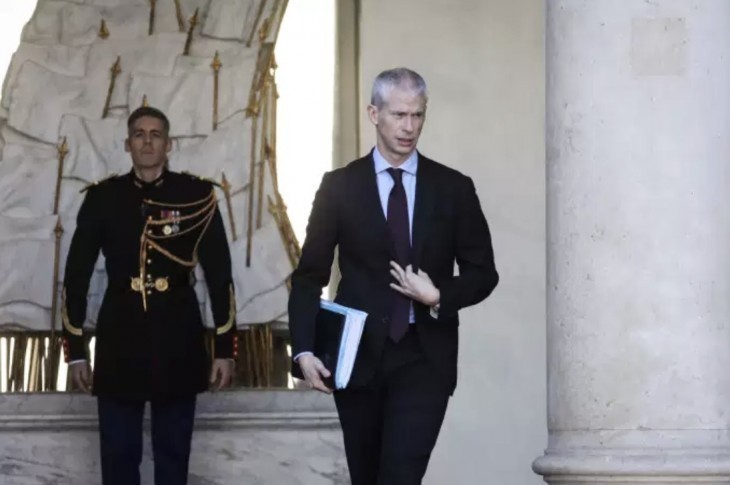 Franck Riester au palais de l’Elysée à Paris, en décembre 2018.