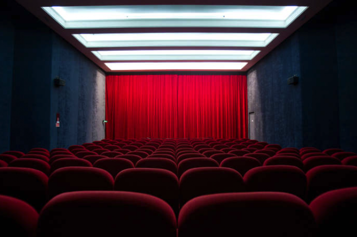 Le cinéma Saint-André-des-Arts, à Paris, en janvier 2011. © LOIC VENANCE / AFP