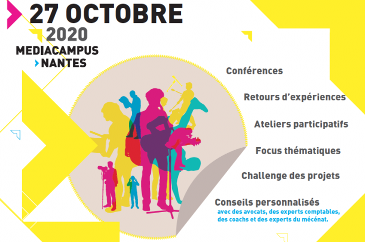 Forum «Entreprendre dans la Culture en Pays de la Loire 2020» : rendez-vous ce mardi 27 octobre !