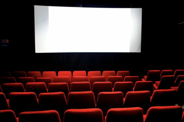 Dans un cinéma parisien lors de la réouverture des salles après le confinement dû au Covid-19, en juin 2020. © Photo Sébastien Calvet / Mediapart